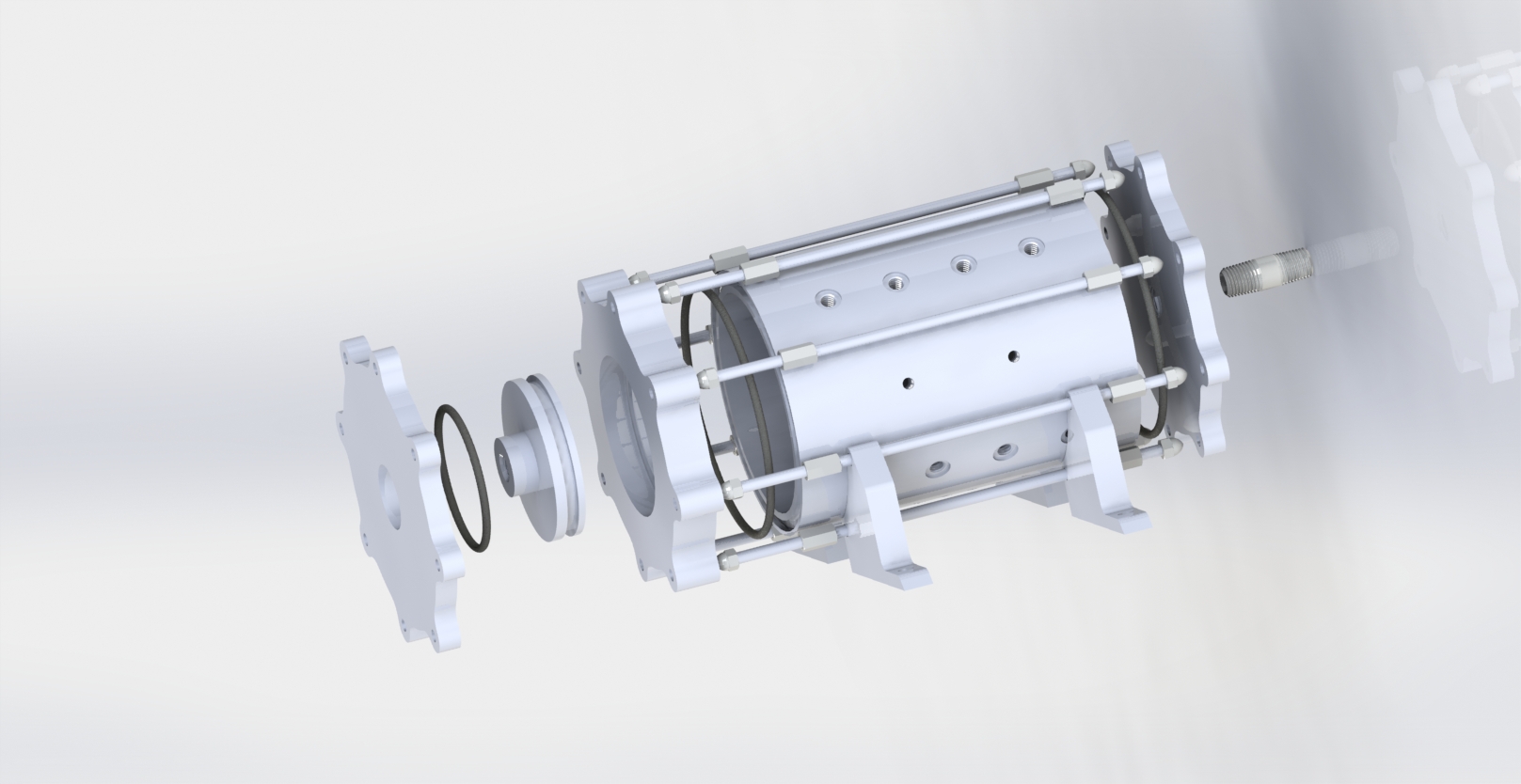 Bomb calormieter exploded view